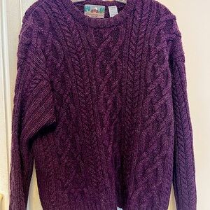 Eastern Mountain Sports 100% Wool sweaters.  Cranberry color